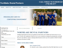 Tablet Screenshot of northlakedental.net